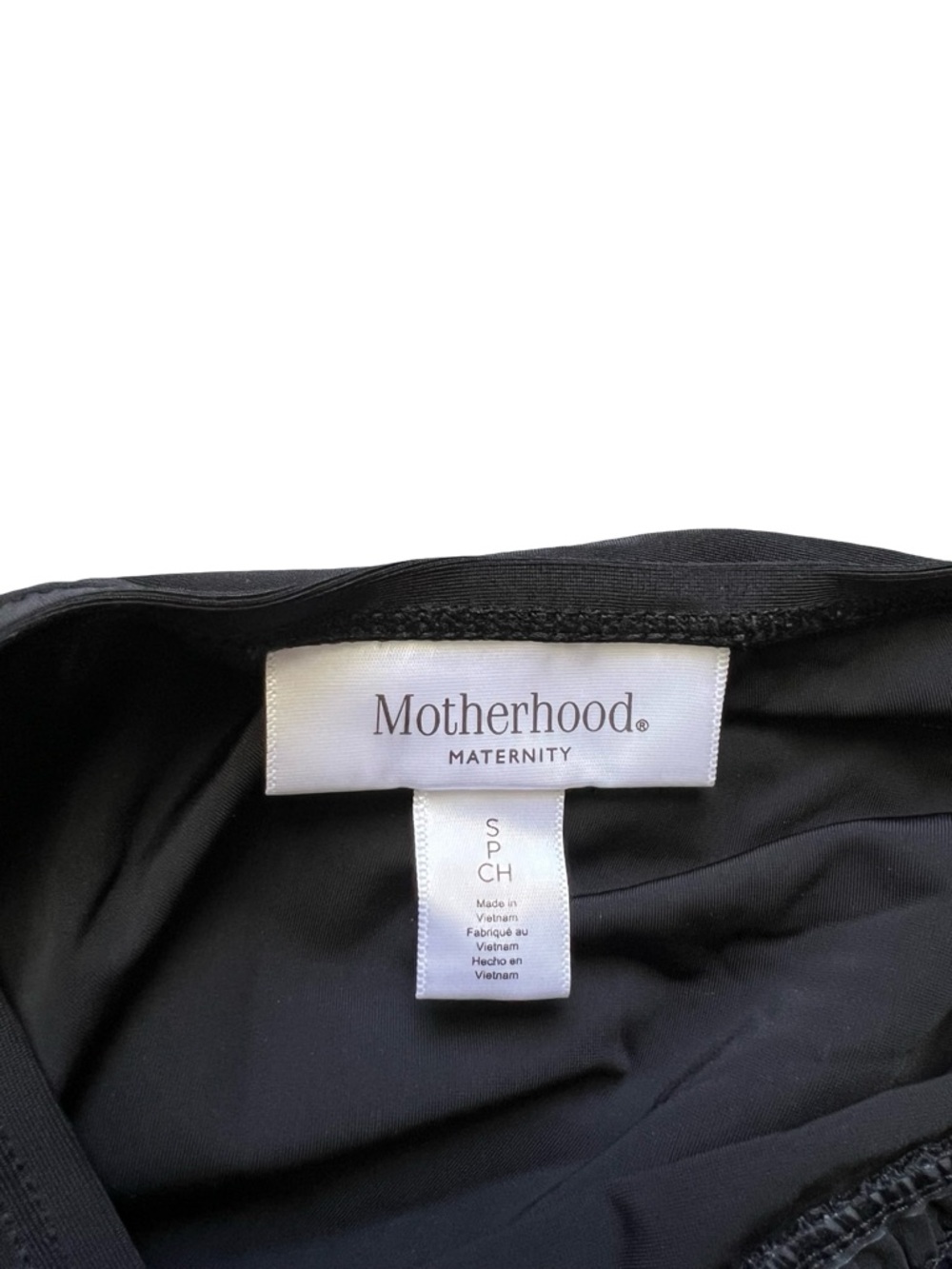 Motherhood Maternity Beach Bump Smocked Waist Maternity One-Piece Swimsuit Small - Picture 6 of 7